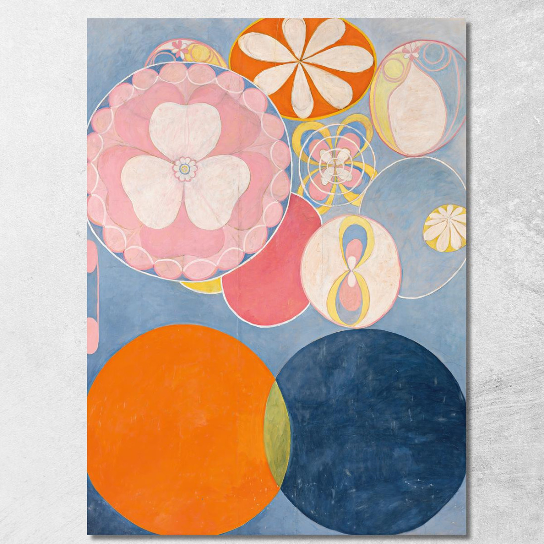 Le Dieci Più Grandi Infanzie N. 2 Hilma af Klint hak27 quadro stampato su tela Le Dieci Più Grandi Infanzie N. 2 Hilma af Klint hak27 quadro stampato su tela