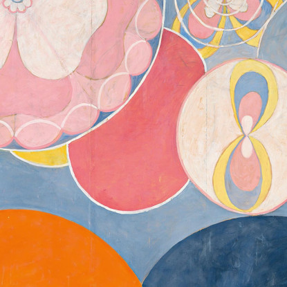 Le Dieci Più Grandi Infanzie N. 2 Hilma af Klint hak27 quadro stampato su tela