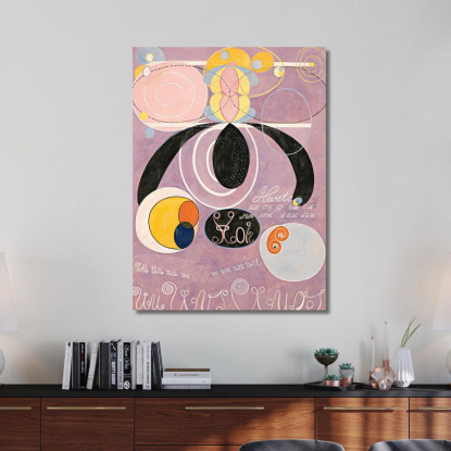 I Dieci Più Grandi N. 6 Hilma af Klint hak30 quadro stampato su tela