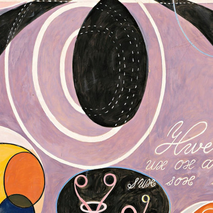I Dieci Più Grandi N. 6 Hilma af Klint hak30 quadro stampato su tela