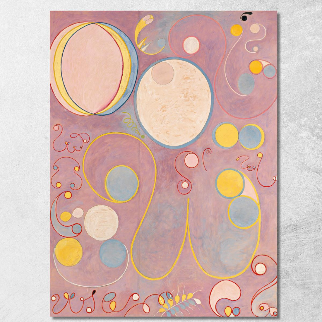 I Dieci Più Grandi N. 8 Dell'Età Adulta Hilma af Klint hak31 quadro stampato su tela I Dieci Più Grandi N. 8 Dell'Età Adulta Hilma af Klint hak31 quadro stampato su tela