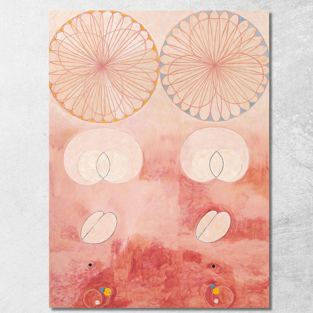 I Dieci Più Grandi N. 9 Della Vecchiaia Hilma af Klint hak32 quadro stampato su tela I Dieci Più Grandi N. 9 Della Vecchiaia Hilma af Klint hak32 quadro stampato su tela
