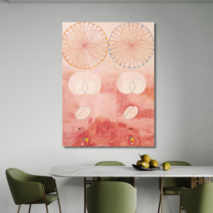I Dieci Più Grandi N. 9 Della Vecchiaia Hilma af Klint hak32 quadro stampato su tela