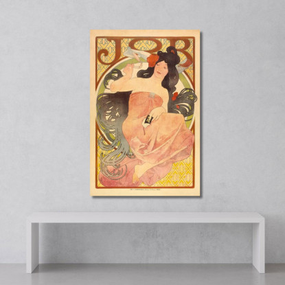Lavoro 2 Alphonse Mucha amu57 quadro stampato su tela