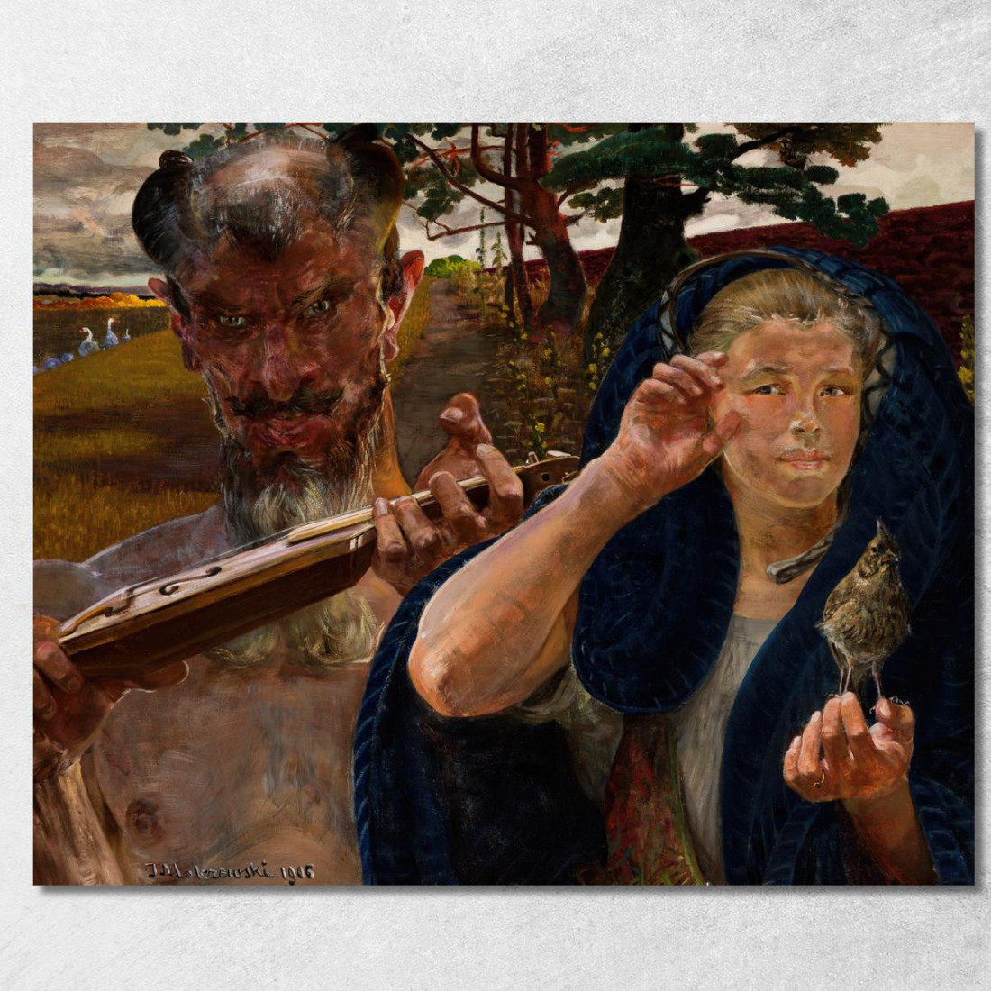 Canzone D'Autunno Jacek Malczewski jml10 quadro stampato su tela Canzone D'Autunno Jacek Malczewski jml10 quadro stampato su tela