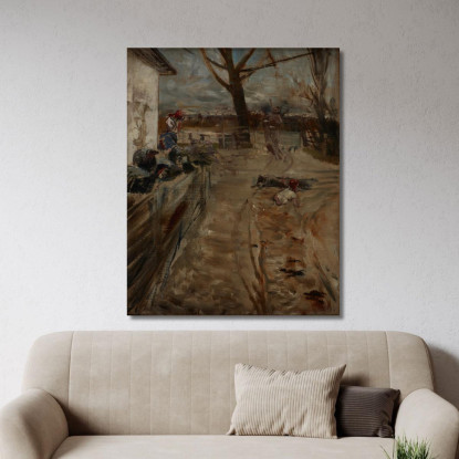 Fattoria Di Campagna Jacek Malczewski jml16 quadro stampato su tela