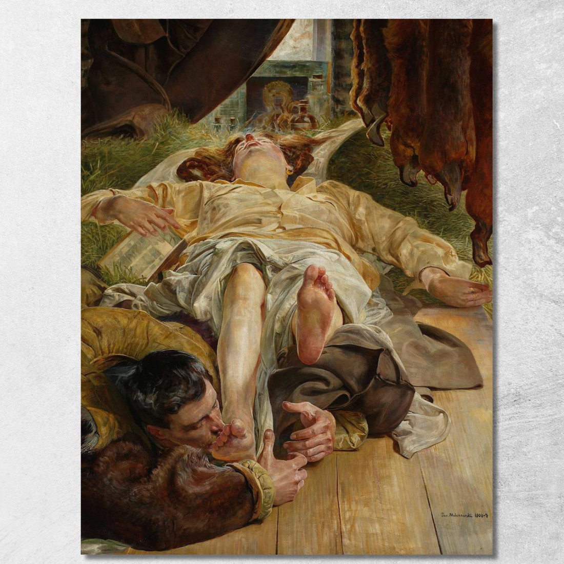 Morte Di Elenai 2 Jacek Malczewski jml20 quadro stampato su tela Morte Di Elenai 2 Jacek Malczewski jml20 quadro stampato su tela