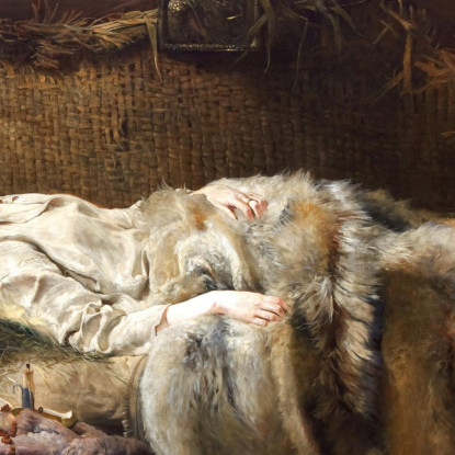 Morte Di Elenai Jacek Malczewski jml21 quadro stampato su tela