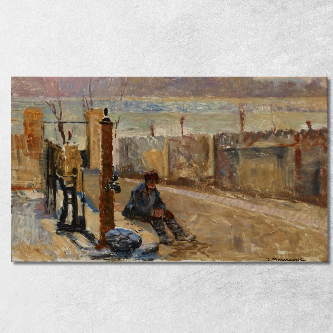 Argini Della Vistola Jacek Malczewski jml27 quadro stampato su tela Argini Della Vistola Jacek Malczewski jml27 quadro stampato su tela