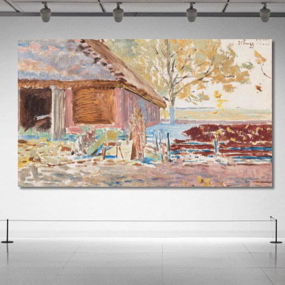 Fine Secolo 31 Dicembre 1899 Paesaggio Con Bara Jacek Malczewski jml28 quadro stampato su tela