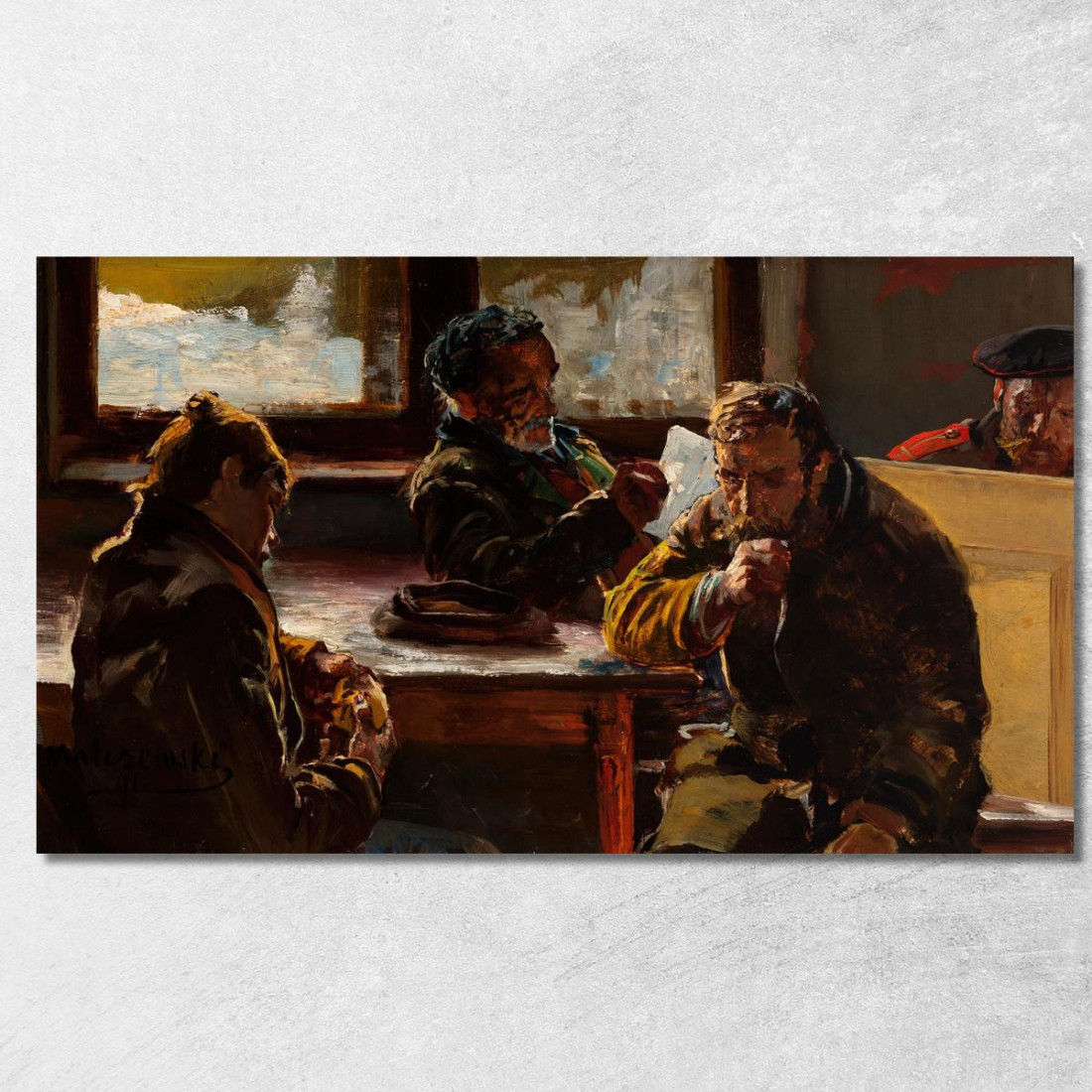 Esiliati Jacek Malczewski jml30 quadro stampato su tela Esiliati Jacek Malczewski jml30 quadro stampato su tela
