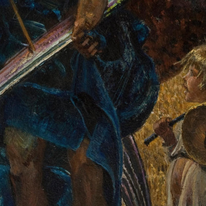 Dopo Il Trittico Degli Angeli (Parte Centrale) Jacek Malczewski jml33 quadro stampato su tela