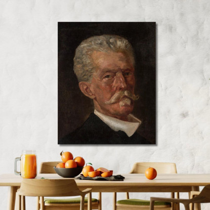 Testa D'Uomo Jacek Malczewski jml38 quadro stampato su tela