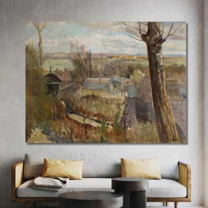 Paesaggio Da Salwator Jacek Malczewski jml48 quadro stampato su tela