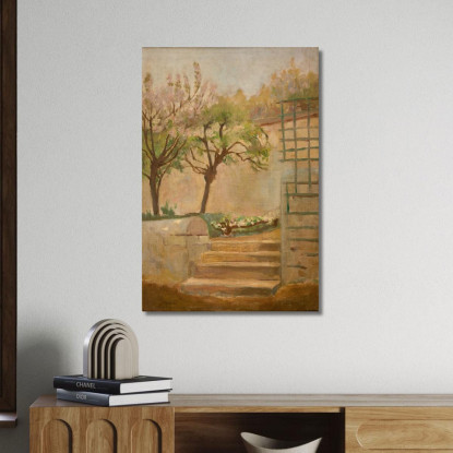 Paesaggio Con Piccole Scale Jacek Malczewski jml53 quadro stampato su tela