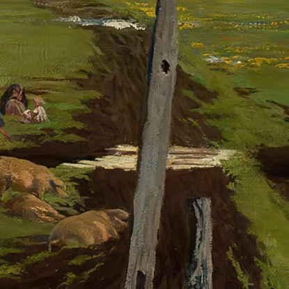 Ricordi Di Giovinezza Jacek Malczewski jml57 quadro stampato su tela
