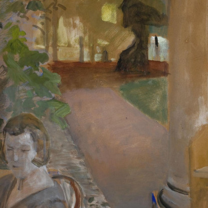 Sulla Veranda Jacek Malczewski jml71 quadro stampato su tela