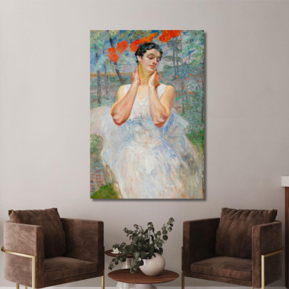Ritratto Di Una Donna Con Sorba Jacek Malczewski jml77 quadro stampato su tela