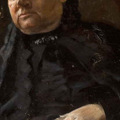 Ritratto Della Madre Dell'Artista Jacek Malczewski jml82 quadro stampato su tela