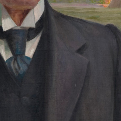 Ritratto Di Józef Sare Vicepresidente Della Città Di Cracovia Jacek Malczewski jml90 quadro stampato su tela