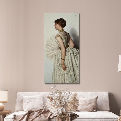 Ritratto Della Fidanzata Jacek Malczewski jml94 quadro stampato su tela
