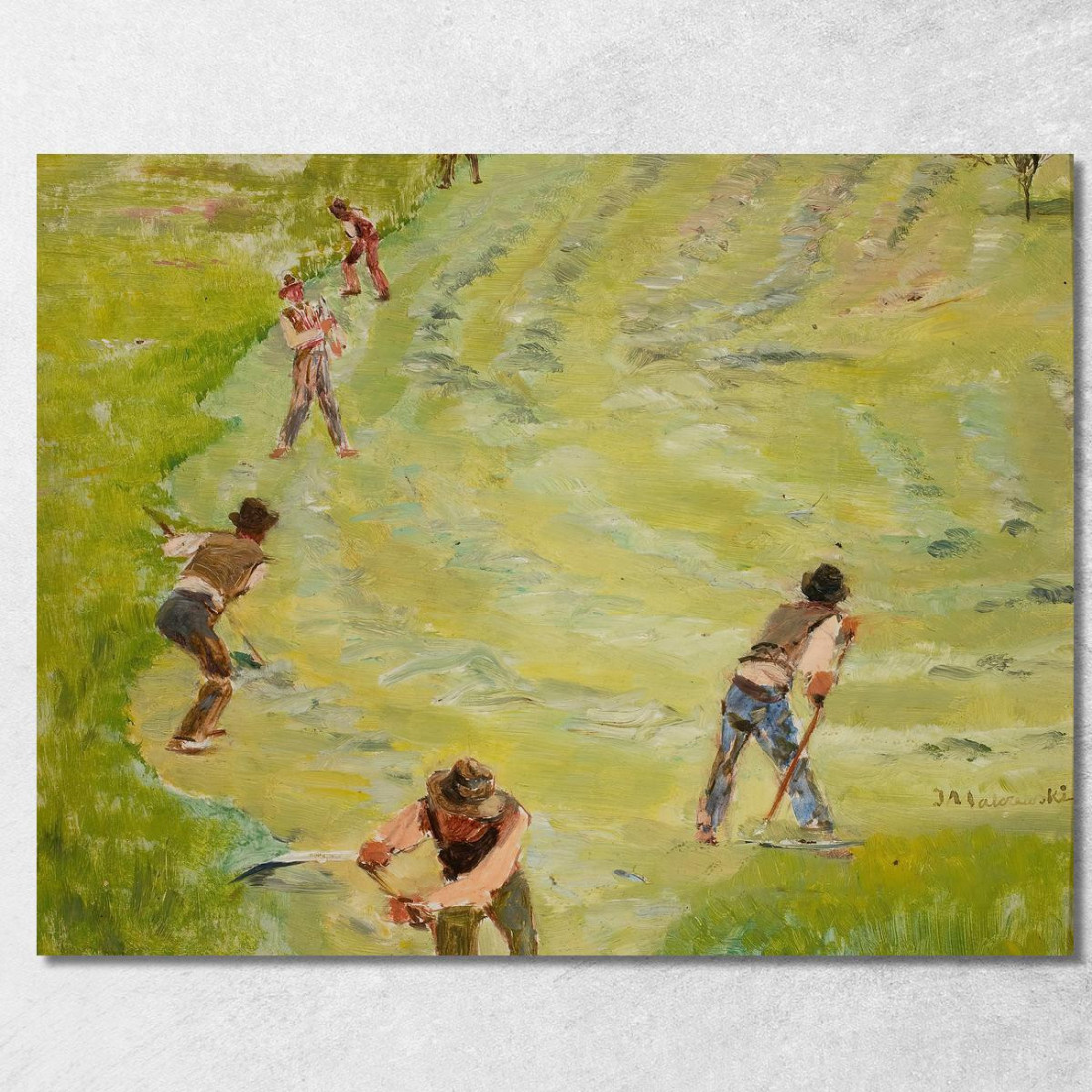 Mietitori Jacek Malczewski jml100 quadro stampato su tela Mietitori Jacek Malczewski jml100 quadro stampato su tela