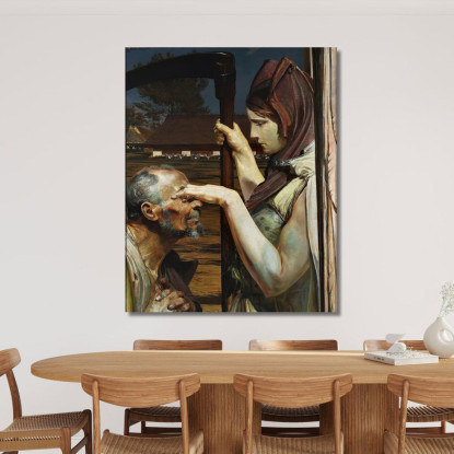 Morte Jacek Malczewski jml120 quadro stampato su tela