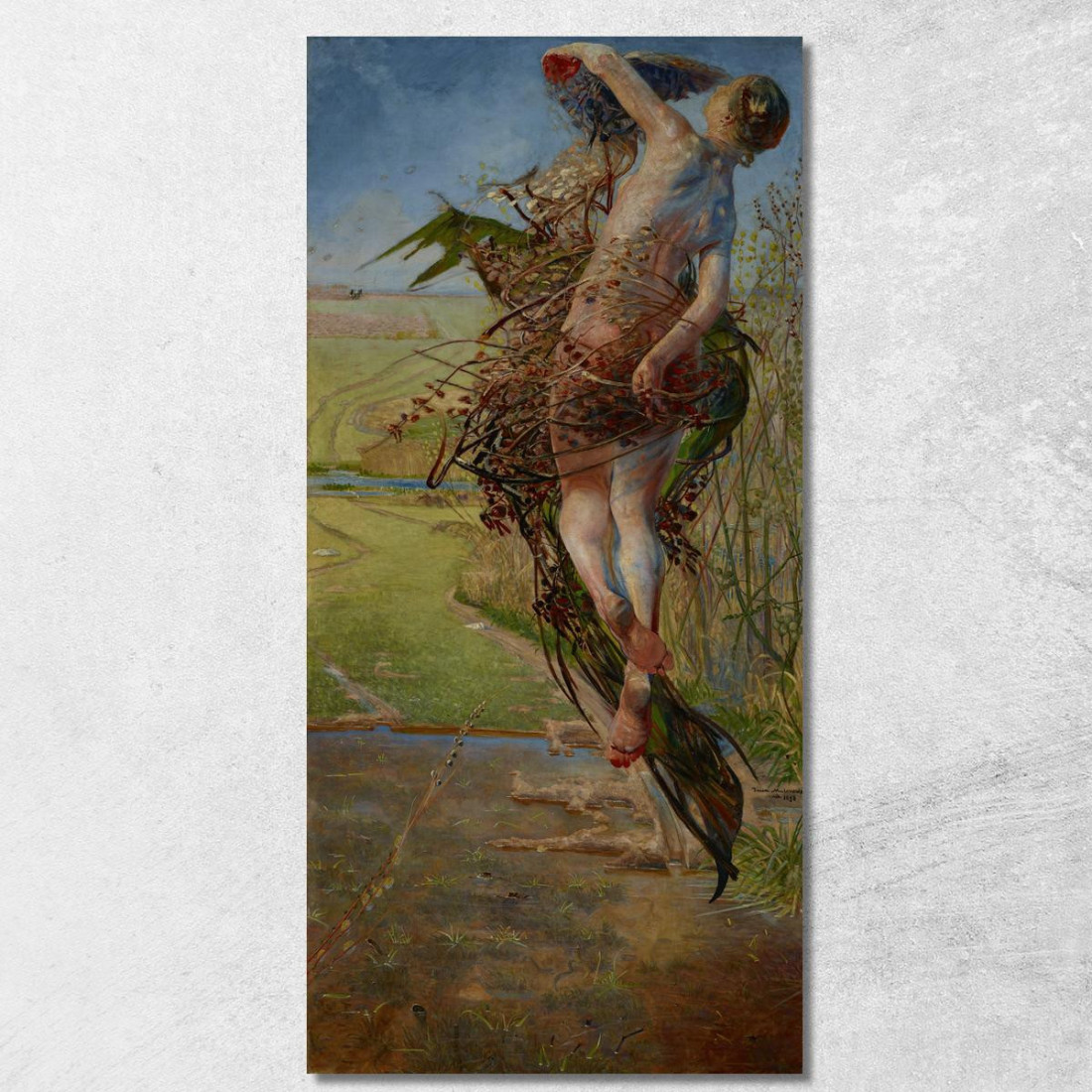 Primavera Jacek Malczewski jml124 quadro stampato su tela Primavera Jacek Malczewski jml124 quadro stampato su tela