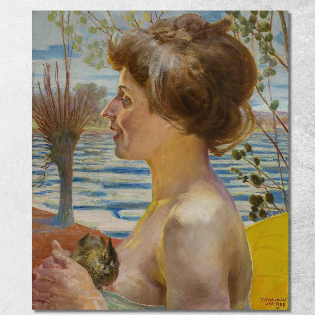 Primavera Jacek Malczewski jml125 quadro stampato su tela Primavera Jacek Malczewski jml125 quadro stampato su tela