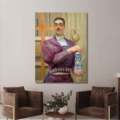 La Giovane Polonia Jacek Malczewski jml148 quadro stampato su tela