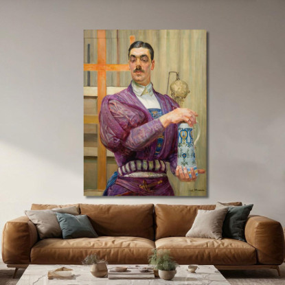 La Giovane Polonia Jacek Malczewski jml148 quadro stampato su tela