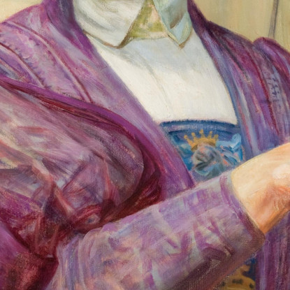 La Giovane Polonia Jacek Malczewski jml148 quadro stampato su tela