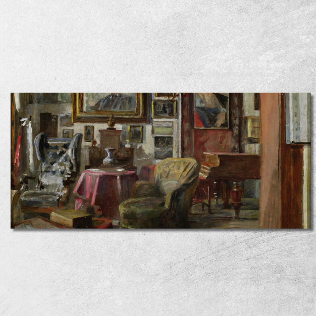 Interno Del Soggiorno Jacek Malczewski jml152 quadro stampato su tela Interno Del Soggiorno Jacek Malczewski jml152 quadro stampato su tela