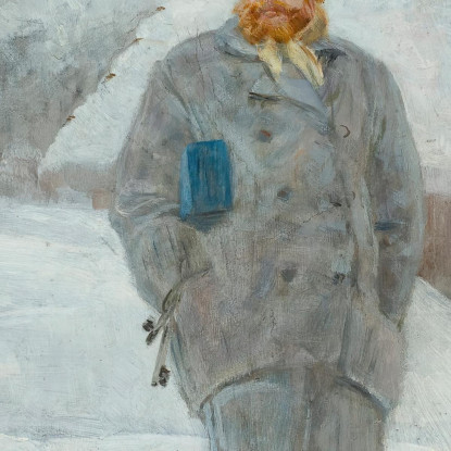 Ritratto Di Adolf Dygasinski Con Uccelli Jacek Malczewski jml154 quadro stampato su tela