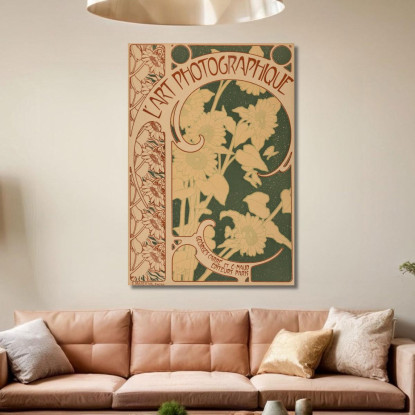 Arte Fotografica N. 10 Alphonse Mucha amu76 quadro stampato su tela
