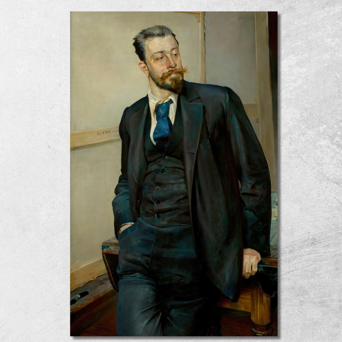 Ritratto Di Michal Wywiórski Jacek Malczewski jml162 quadro stampato su tela Ritratto Di Michal Wywiórski Jacek Malczewski jml162 quadro stampato su tela