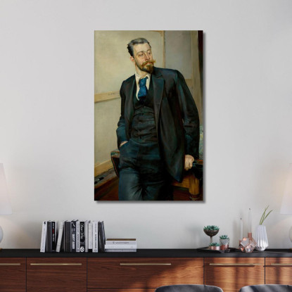 Ritratto Di Michal Wywiórski Jacek Malczewski jml162 quadro stampato su tela