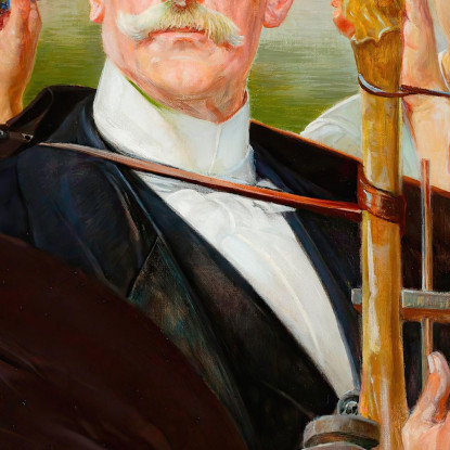 Ritratto Di Wladyslaw Zelenski Jacek Malczewski jml170 quadro stampato su tela