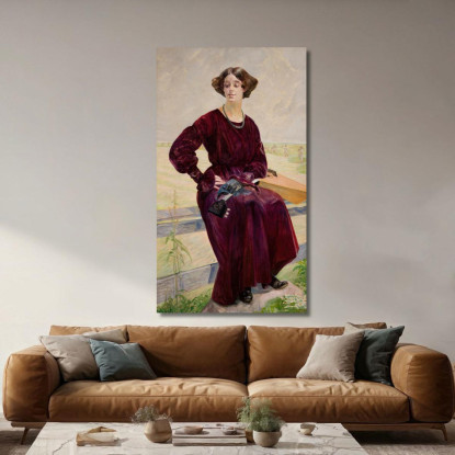 La Canzone Finita Jacek Malczewski jml174 quadro stampato su tela