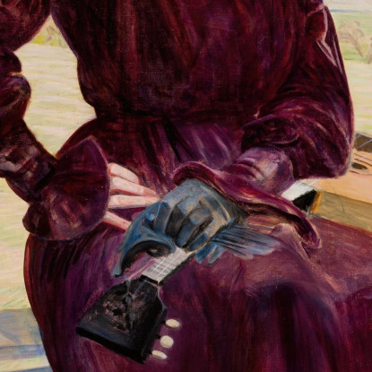 La Canzone Finita Jacek Malczewski jml174 quadro stampato su tela