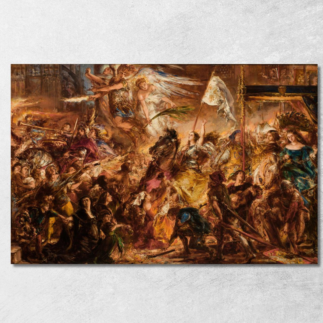 La Cameriera D'Orleans Jan Matejko jmt65 quadro stampato su tela La Cameriera D'Orleans Jan Matejko jmt65 quadro stampato su tela