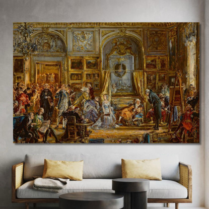 Costituzione Del 3 Maggio. Seym Quadriennale. Commissione Dell'Istruzione Jan Matejko jmt72 quadro stampato su tela