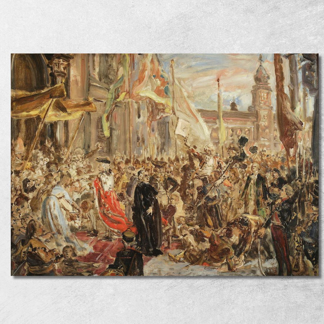 Bozzetto Per Il Dipinto Costituzione Del 3 Maggio Jan Matejko jmt79 quadro stampato su tela Bozzetto Per Il Dipinto Costituzione Del 3 Maggio Jan Matejko jmt79 quadro stampato su tela