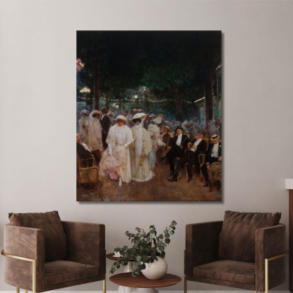 Le Bellezze Della Notte Jean Béraud jbr67 quadro stampato su tela