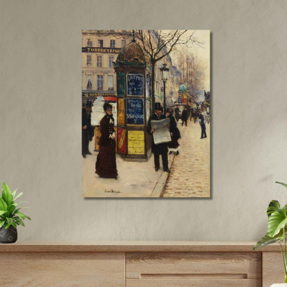 I Grandi Viali Jean Béraud jbr72 quadro stampato su tela
