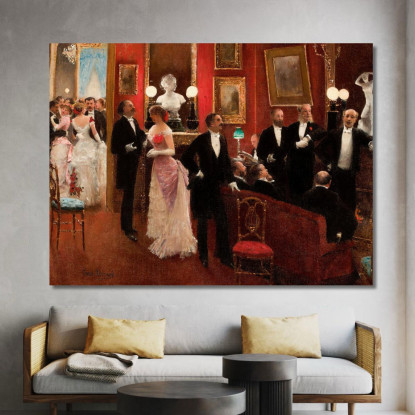 Scena Del Ballo Jean Béraud jbr93 quadro stampato su tela