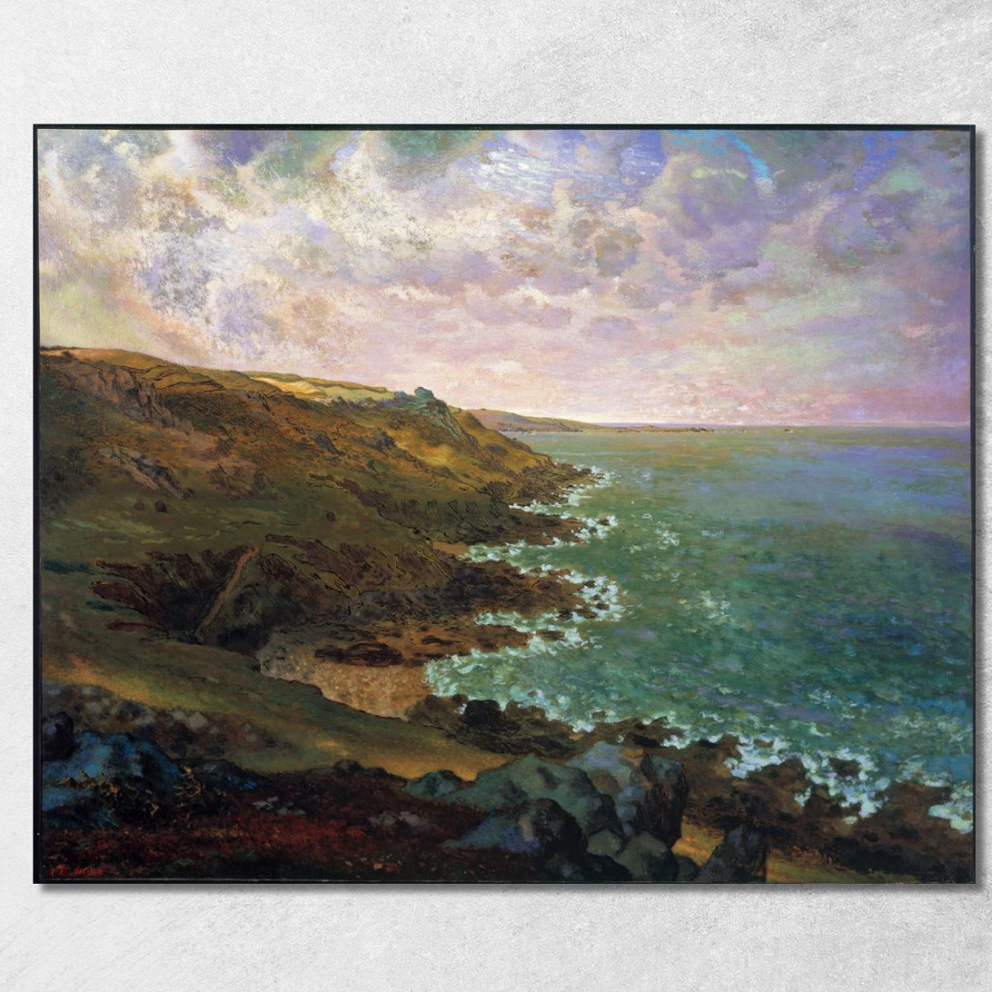 Le Scogliere Di Gréville Le Scogliere Di Gréville Jean-François Millet jfm33 quadro stampato su tela Le Scogliere Di Gréville Le Scogliere Di Gréville Jean-François Millet jfm33 quadro stampato su tela