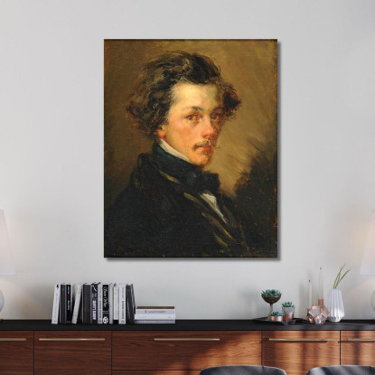 Ritratto Di Un Uomo Anonimo Jean-François Millet jfm48 quadro stampato su tela