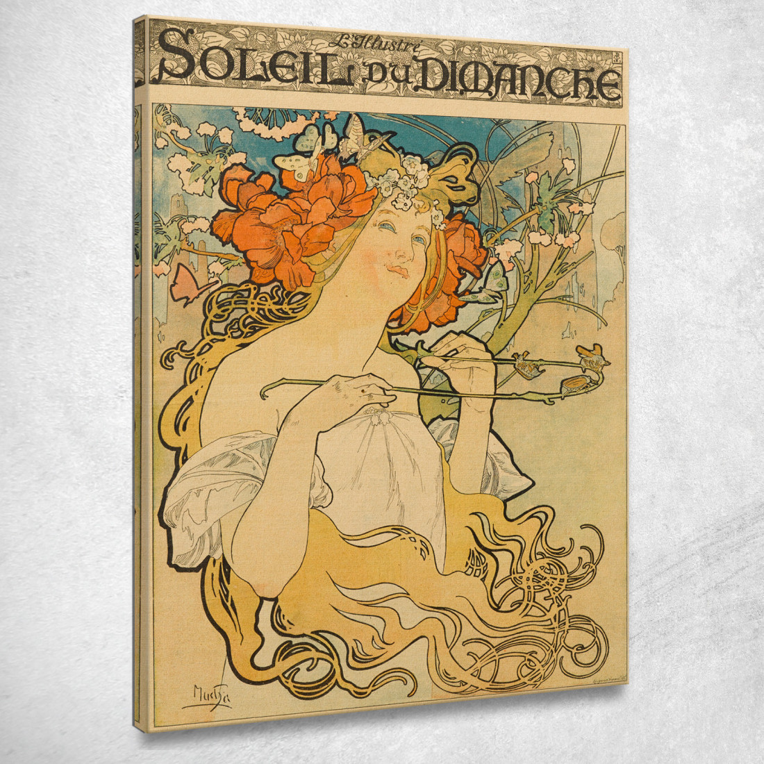 Domenica Domenica Alphonse Mucha amu109 quadro stampato su tela Domenica Domenica Alphonse Mucha amu109 quadro stampato su tela