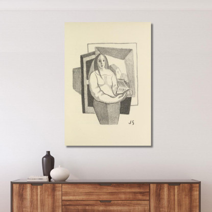 Come Una Moglie Ha Una Mucca 1 Juan Gris jgr4 quadro stampato su tela